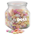 Emma Glass Jar w/ Conversation Hearts